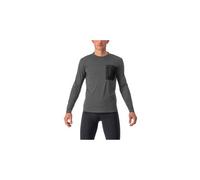 Maglia castelli unlimited merino a manica lunga grigio nero