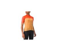 Castelli Velocissima Short Sleeve Jersey Arancione L Donna