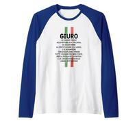 Maglia Celebrativa, Formula Giuramento Repubblica Italiana Maglia con Maniche Raglan