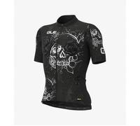 Maglia ciclismo ALE' PR-R SKULL nero