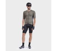 Maglia ciclismo ALE' SOLID COLOR BLOCK oliva - Taglia: XL