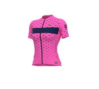 Maglia ciclismo donna ALE' PR-R STARS rosa flu-blu marino - Taglia: S