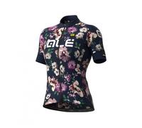 Maglia ciclismo donna ALE' PRR FIORI blu