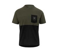 Maglia Ciclismo Estiva Ride Jersey Verde Nero Taglia S Traspirante e Confortevole