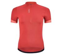 Maglia ciclismo mezza zip Odlo Essential (american beauty - cayenne) donna M