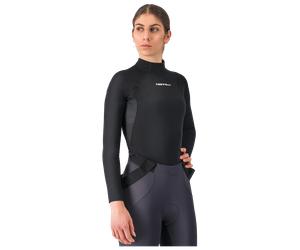 Maglia ciclista a maniche lunghe da donna Flanders 2 Warm nero