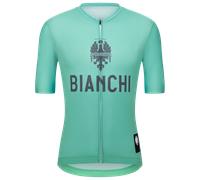 Santini Bianchi Milano Classic 2025 Short Sleeve Jersey Blu M Uomo