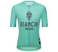 Maglia Santini Bianchi Milano Classic manica corta celeste - L