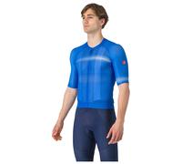 Maillot Castelli Climber's A/C Manica Corta Blu, Taglia S