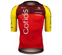 Maglia Team Cofidis 2025 Training manica corta rosso giallo - XXL