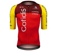 Maglia Team Cofidis 2025 Training manica corta rosso giallo - XL