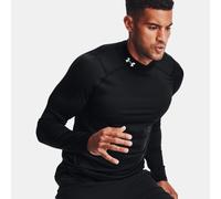 Maglia ColdGear® Fitted Mock da uomo Nero / Bianco L