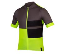 Endura fs260 print short sleeve jersey yellow black