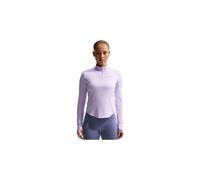 Maglia con zip 1 4 nike swift viola donna