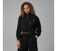 Maglia con zip a 1/4 Jordan Brooklyn Fleece Hike Mike - Donna - Nero S (IT 40-42)
