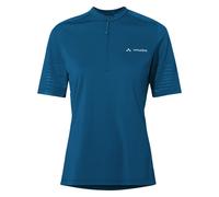 Maglia con zip a metà da donna VAUDE Qimsa Pro Bleu