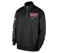 Maglia con zip a metà lunghezza Chicago Bulls Courtside Nike NBA Club - Uomo - Nero XL
