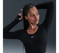 Maglia corta a manica lunga Dri-FIT Nike Pro - Donna - Nero S (IT 40-42)