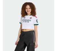 Adidas Real Madrid 26/27 Cropped Home Woman Short Sleeve T-shirt Nero XL Donna