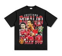 Maglia Cristiano Ronaldo Coppa Modello CR7 Stampa Manchester in Cotone Unisex