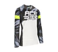 Maglia cross Acerbis Mx J-Track Five Bianco Grigio