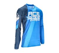Maglia cross Acerbis Mx J-Track Four Blu Bianco