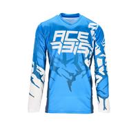 Maglia cross Acerbis Mx J-Track Six Blu Bianco L