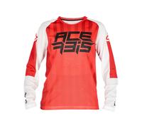 Maglia cross Acerbis Mx J-Windy Five Kid Vented Rosso Bianco M