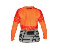 Maglia cross Acerbis Mx J-Windy Four Kid Vented Arancio Bianco