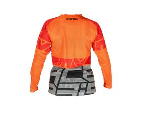 Maglia cross Acerbis Mx J-Windy Four Kid Vented Arancio Bianco XL