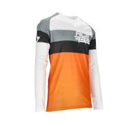 Maglia cross Acerbis Mx J-Windy Three Vented Arancio Bianco M