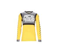 Acerbis X-Flex Five Maglia Motocross, grigio-giallo, taglia S