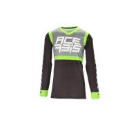 Acerbis X-Flex Five Maglia Motocross, nero-verde, taglia M