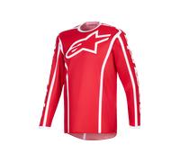 Maglia Cross Alpinestars Fluid Apex Rosso/BiancoL Rosso,Bianco