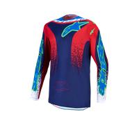 Maglia Cross Alpinestars Fluid Drag Blu/Navy/Rosso Fuoco/BiancoS Blu,Navy,Rosso Fuoco,Bianco