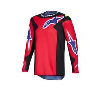 Maglia Cross Alpinestars Fluid Grid Rosso/Nero/ViolaXL Rosso,Nero,Viola