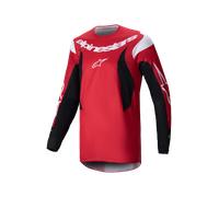 Alpinestars Fluid Haul Maglia da motocross, nero-rosso, taglia XL per maschi