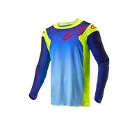 Maglia RACER HOEN Blu Giallo Fluo ALPINESTARS - UE: M