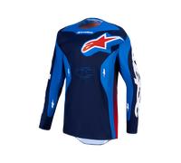 Maglia Cross Alpinestars Racer Hunt Strong Blue/Deep Blue/Fire RedL Strong Blue,Deep Blue,Fire Red