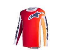 Alpinestars Racer Portl Long Sleeve Jersey Rosso,Arancione L Uomo