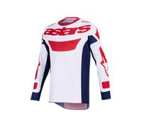 Maglia Cross Alpinestars Racer Riway Bianco/Blu/RossoXL Bianco,Blu,Rosso