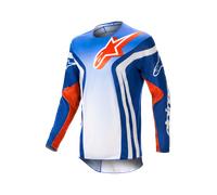 Maglia Cross Alpinestars Racer Semi Blu/Arancio CaldoM Blu,Arancio Caldo