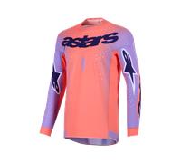 Maglia Cross Alpinestars Supertech Scenz Corallo Acceso/ViolaXXL Corallo Acceso,Viola