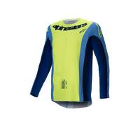 Alpinestars Techstar Melt maglia da motocross giallo-blu fluo XL