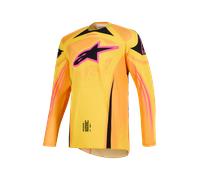 Alpinestars Techstar Nomur Maglia da motocross, giallo-arancione, taglia L per maschi