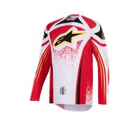 Maglia Cross Alpinestars Techstar Nomur Grigio/Rosso/NeroXL Grigio,Rosso,Nero