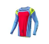 Maglia Cross Alpinestars Techstar Ocuri Blu Chiaro/Giallo Fluo/Rosso BerryXL Blu Chiaro,Giallo Fluo,Rosso Berry