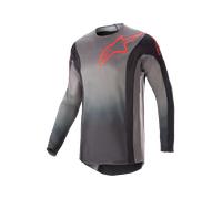 Maglia Cross Alpinestars Techstar Sein Nero/Rosso NeonS Nero,Rosso Neon