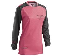Maglia cross donna Thor Phase Clutch charcoal corallo