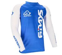MAGLIA CROSS ENDURO ACERBIS MX LINEAR SIX 6 DAYS ITALIA 2025 BLU BIANCO TG L